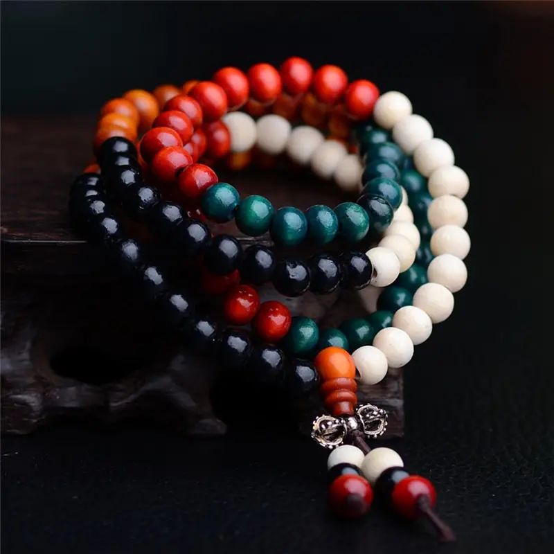 Bracelet Mala 108 Perles | MalaZen - Bois de Santal Bouddhiste
