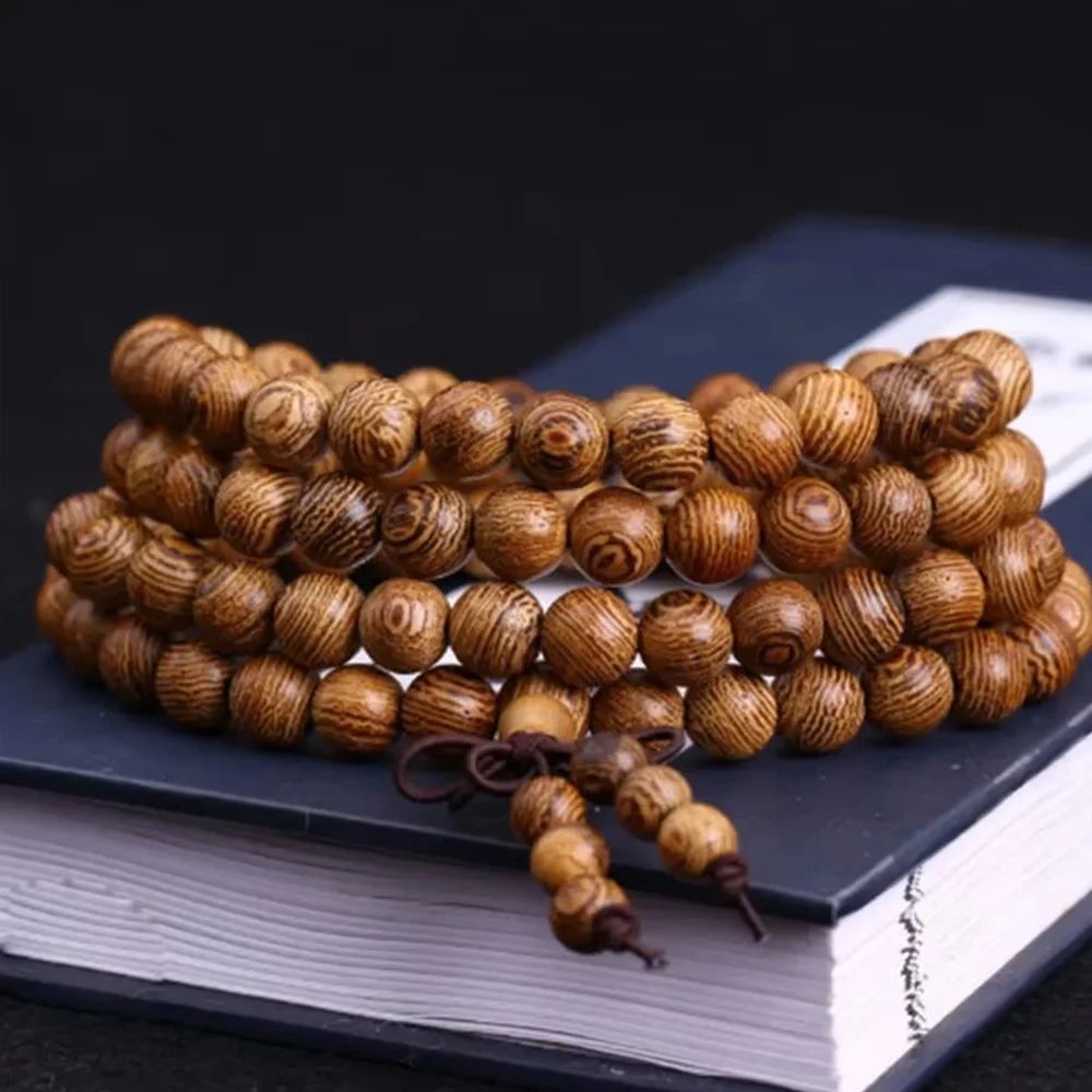 Bracelet Mala 108 Perles | WoodZen - Bois Naturel Noble 5 Couleurs