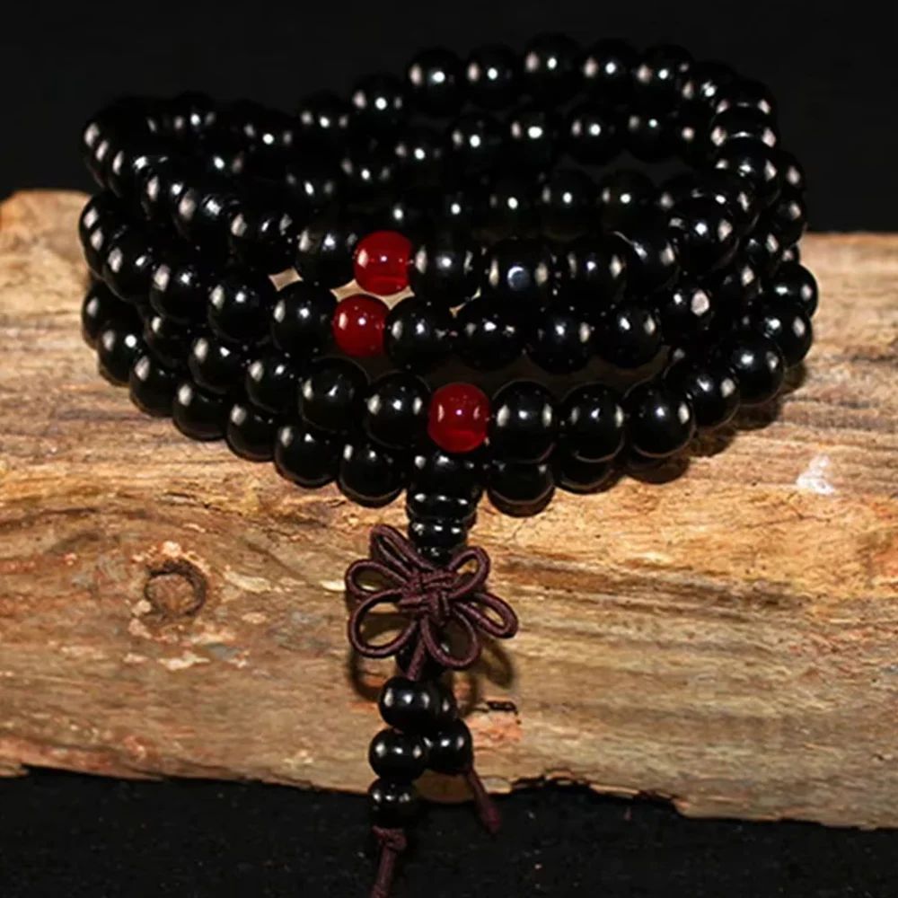 Bracelet Mala 108 Perles | WoodZen - Bois Naturel Noble 5 Couleurs