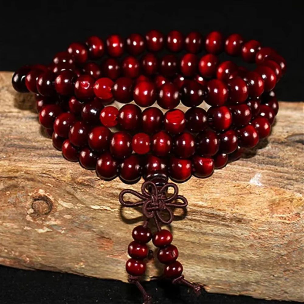 Bracelet Mala 108 Perles | WoodZen - Bois Naturel Noble 5 Couleurs