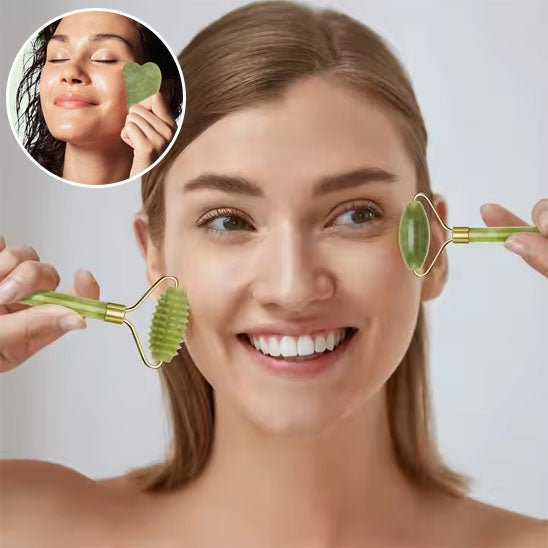 gua sha visage | jade - La boutique des rituels