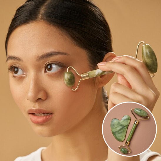 gua sha visage | jade - La boutique des rituels