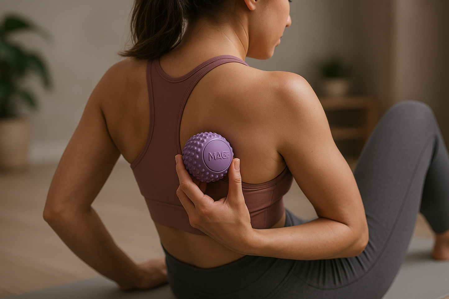 MagZen - récupération fitness violet 6,5cm