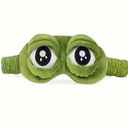 Masque de Sommeil Grenouille 3D - FrogZen Anti-Stress