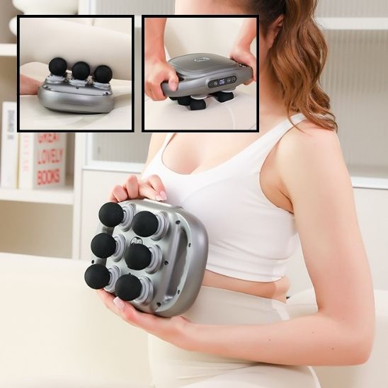 pistolet de massage musculaire | 6 tetes - La boutique des rituels