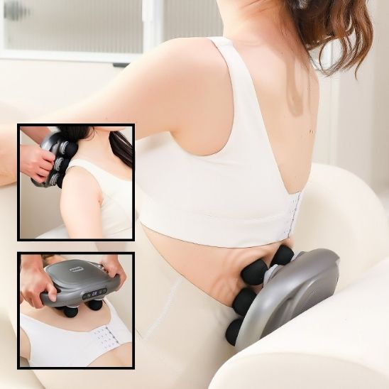 pistolet de massage musculaire | 6 tetes - La boutique des rituels