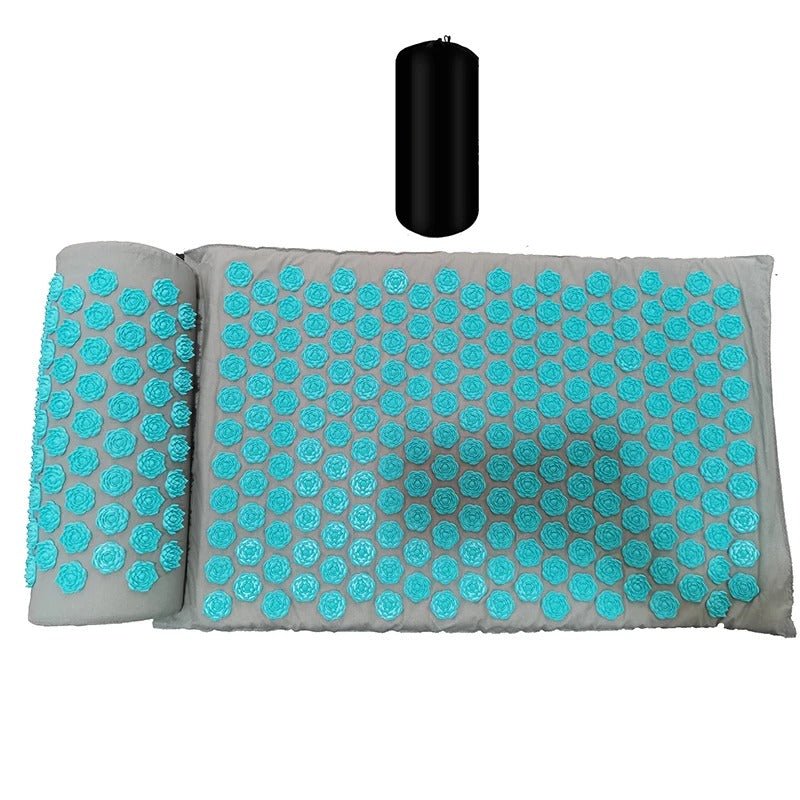 tapis acupression ZenFlow gris bleu - La boutique des rituels