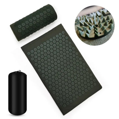 tapis acupression ZenFlow vert arme - La boutique des rituels