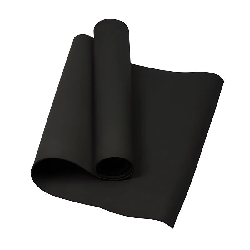 tapis de gym noir pliable fluide