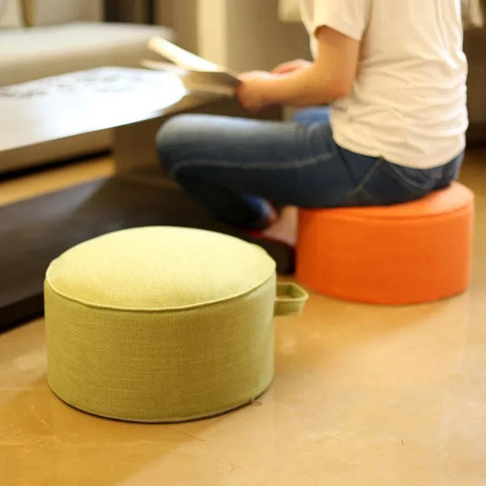 Coussin Méditation Lin Japonais - ZenFlow